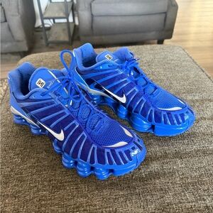 Nike Shox TL Royal Blue Athletic Shoes